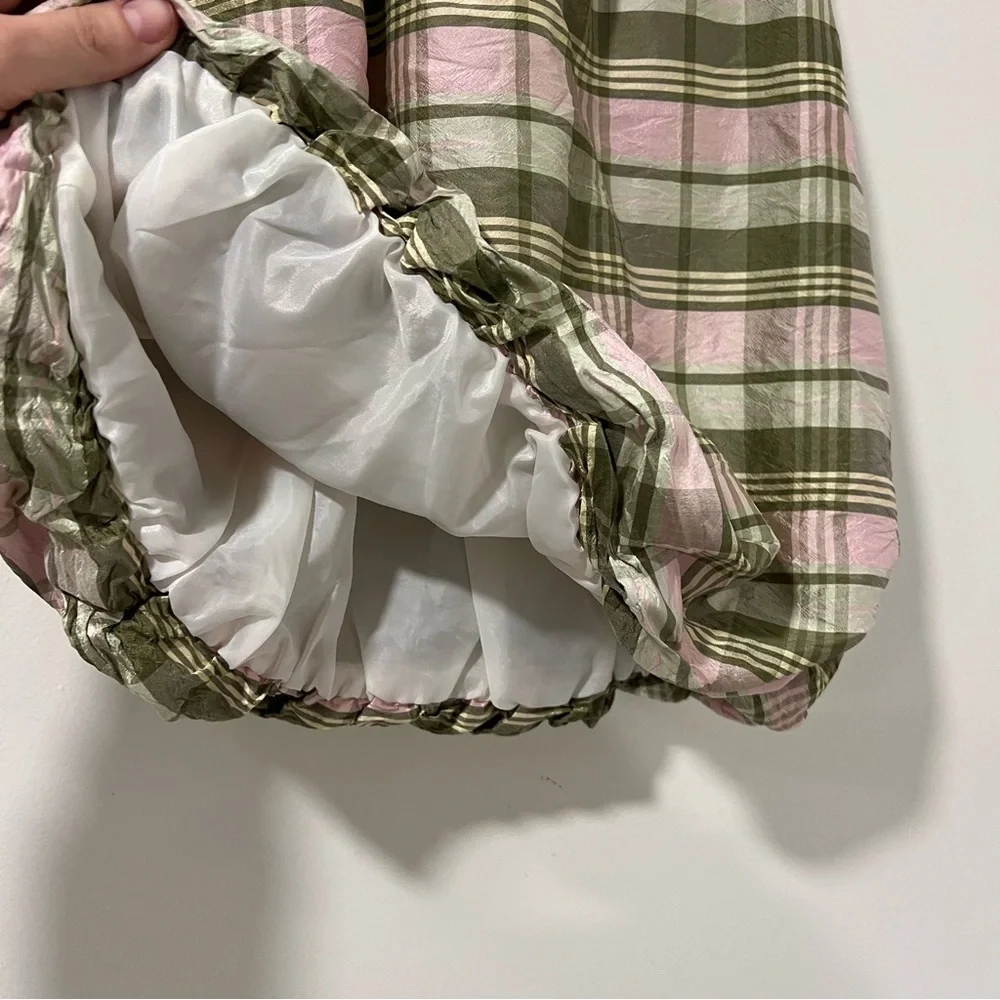 Janie and Jack Silk tartan special occasions bubble dress
